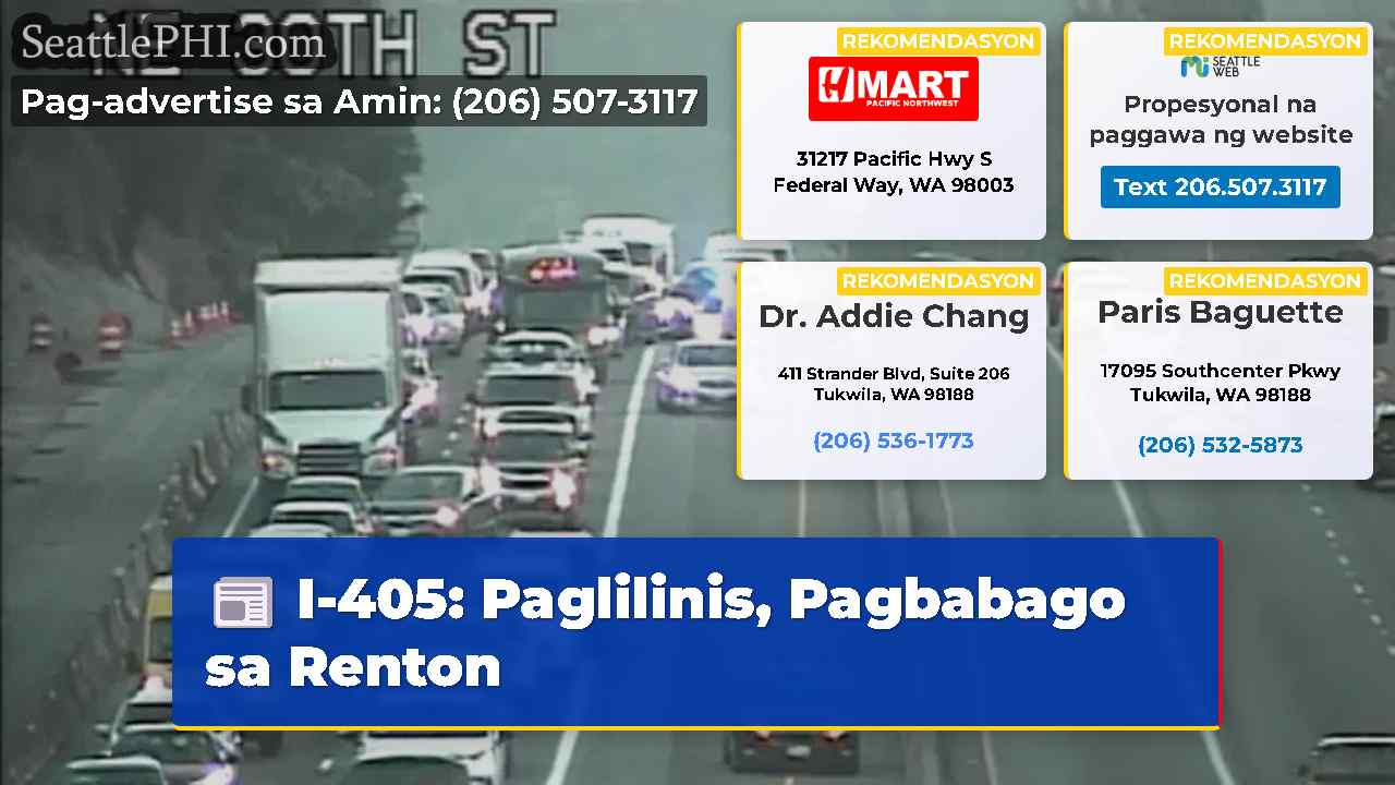 I-405: Paglilinis, Pagbabago sa Renton