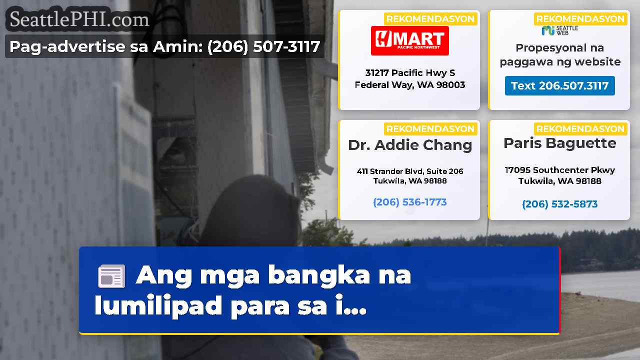 Ang mga bangka na lumilipad para sa i...