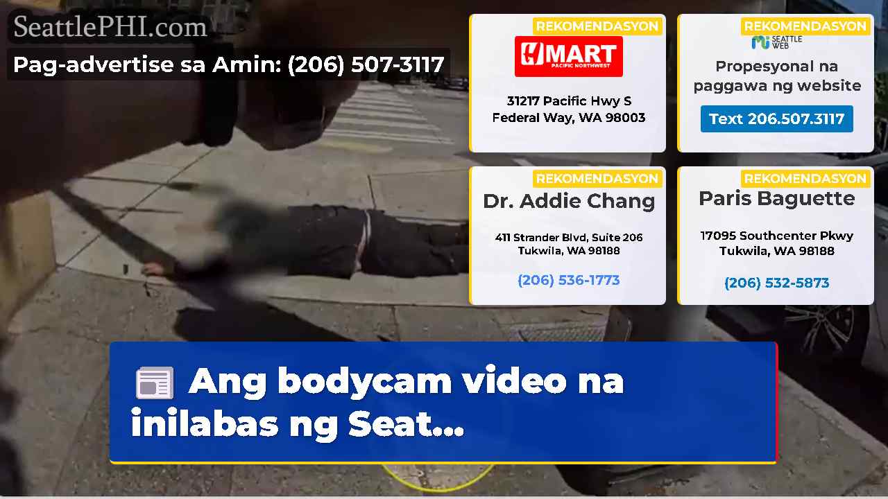 Ang bodycam video na inilabas ng Seat...