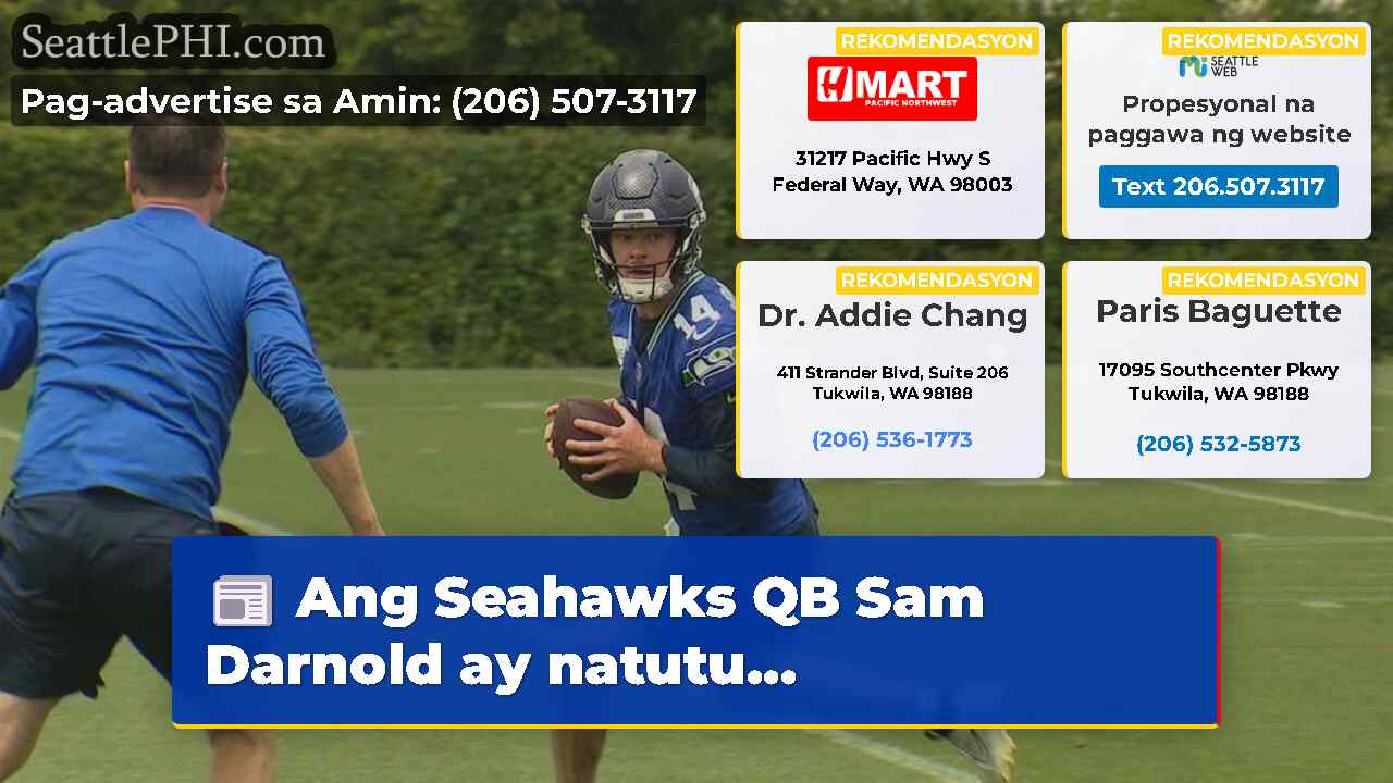 Ang Seahawks QB Sam Darnold ay natutu…