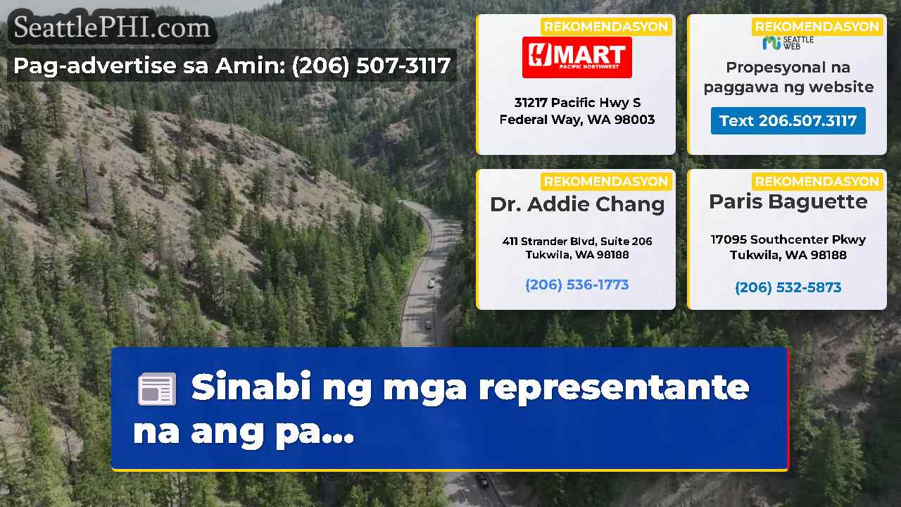 Sinabi ng mga representante na ang pa…