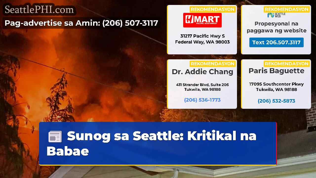 Sunog sa Seattle: Kritikal na Babae