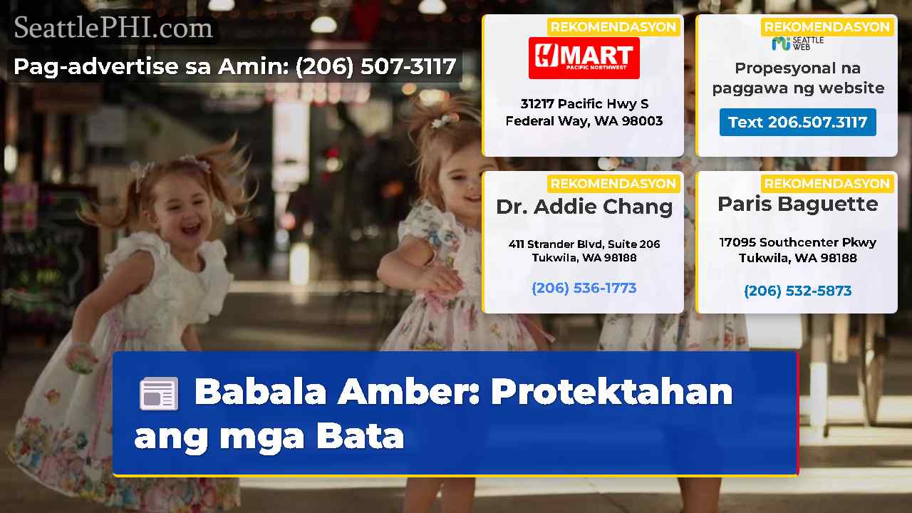 Babala Amber Protektahan ang mga Bata