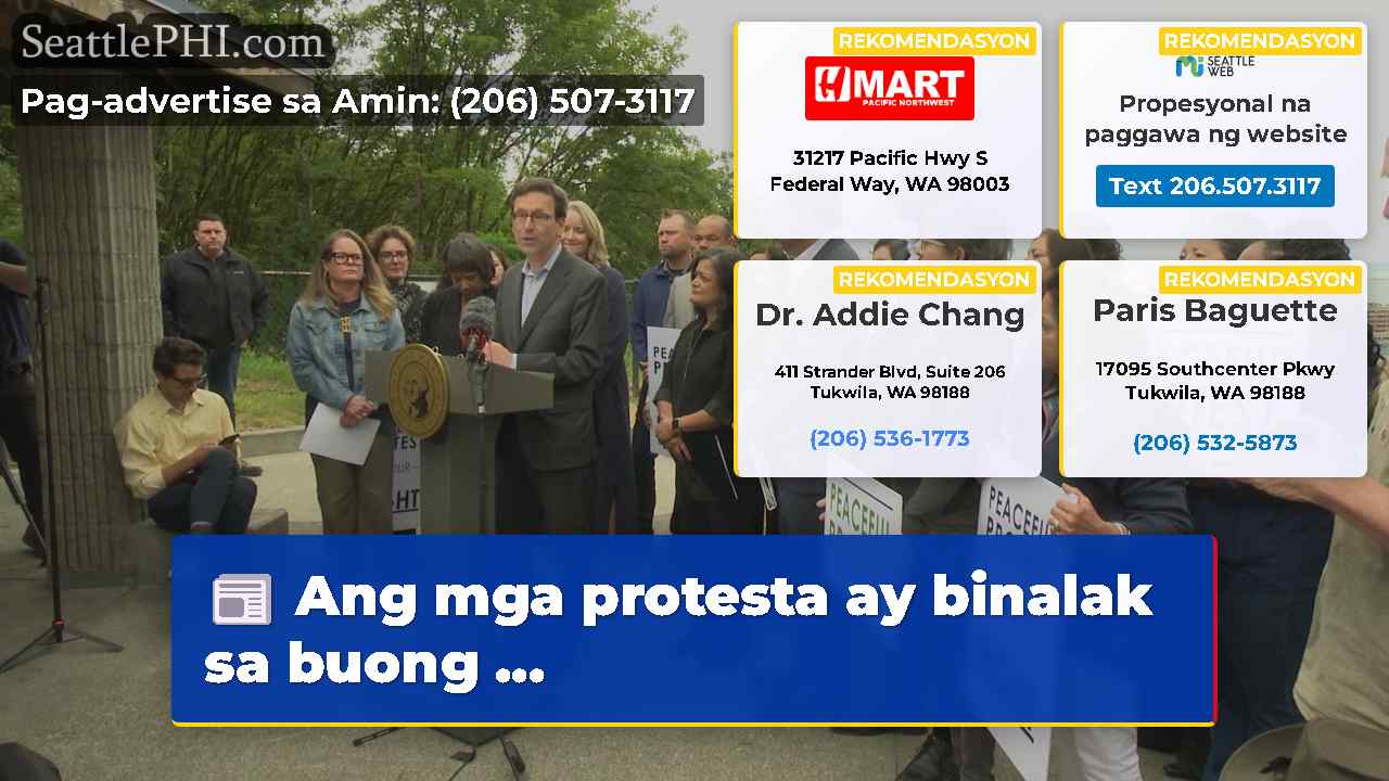 Ang mga protesta ay binalak sa buong …
