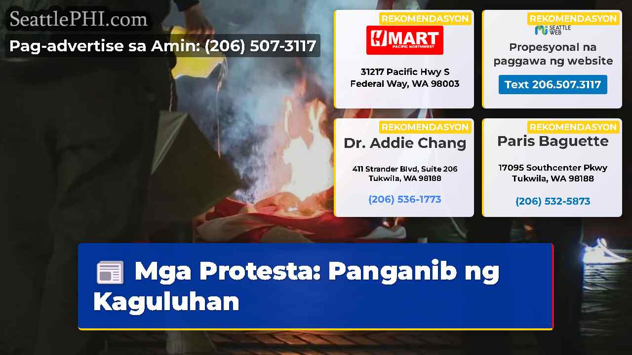 Mga Protesta Panganib ng Kaguluhan