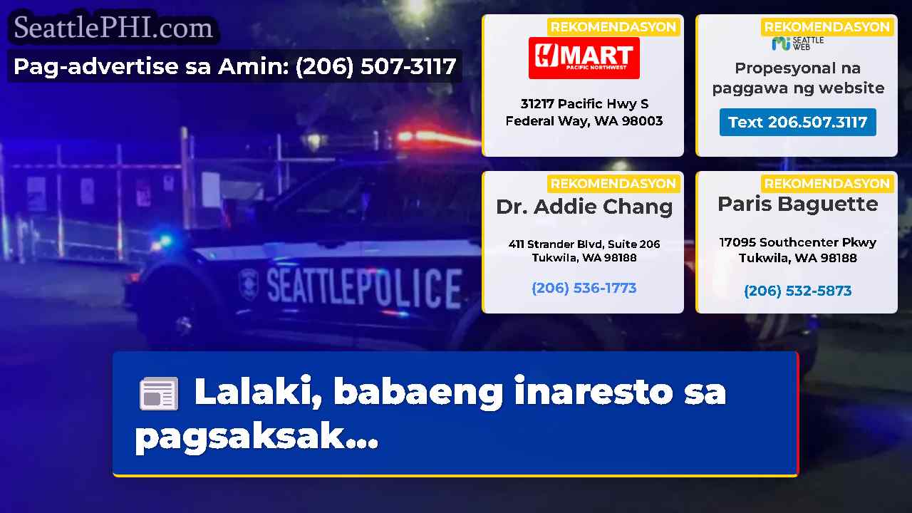Lalaki, babaeng inaresto sa pagsaksak...