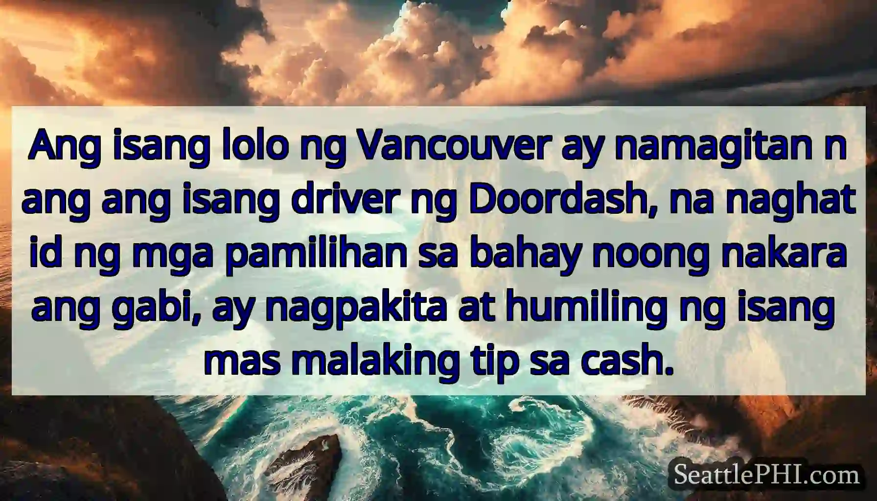 Ang isang lolo ng Vancouver ay namagitan nang ang