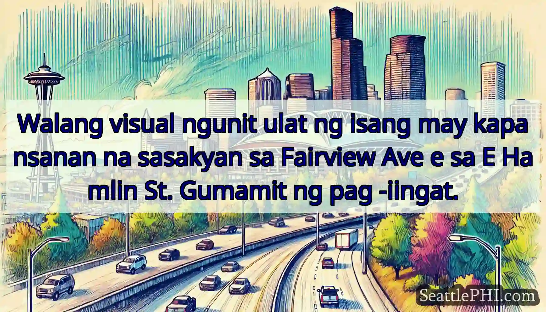 Walang visual ngunit ulat ng isang may kapansanan