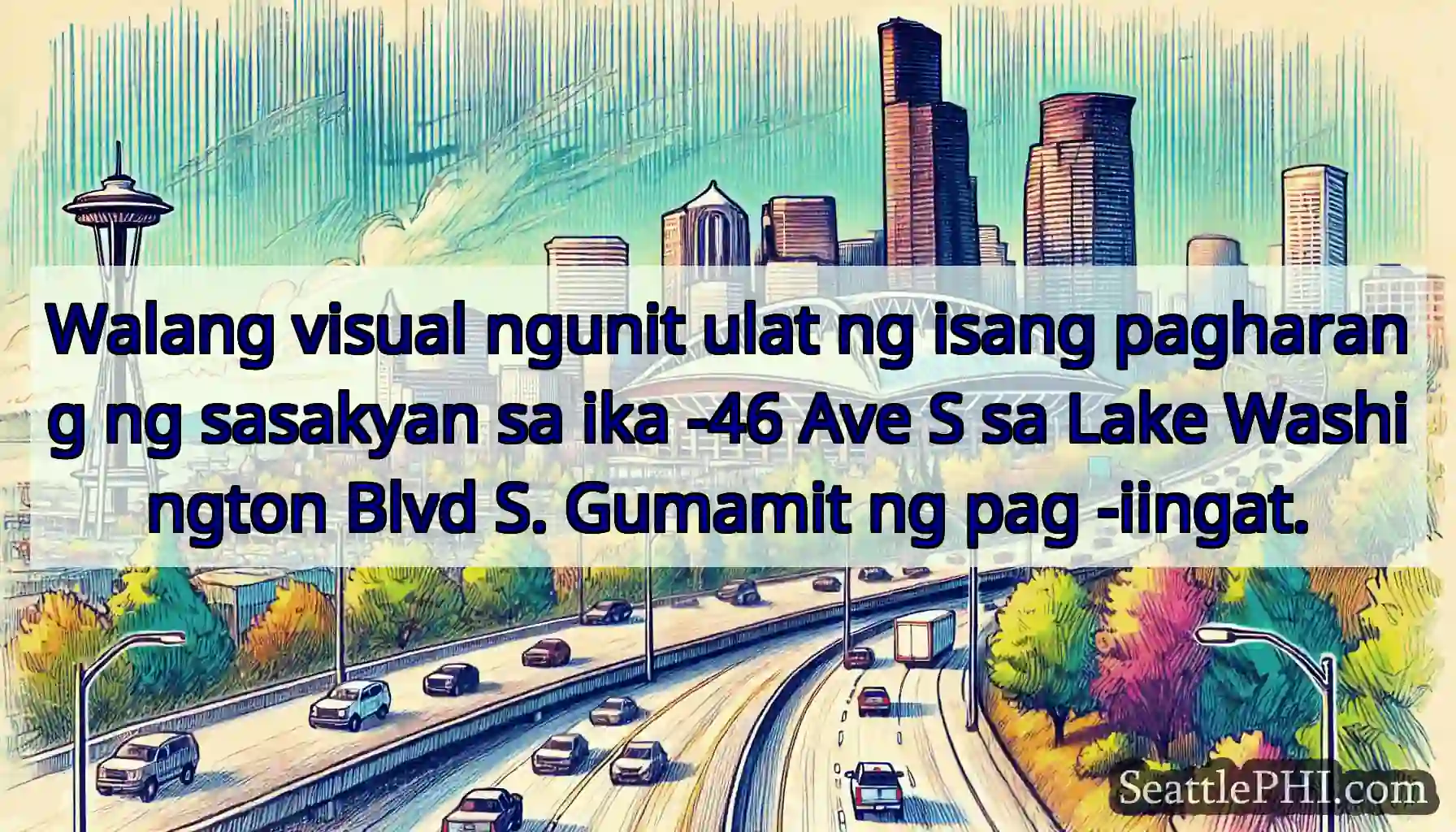 Walang visual ngunit ulat ng isang pagharang ng