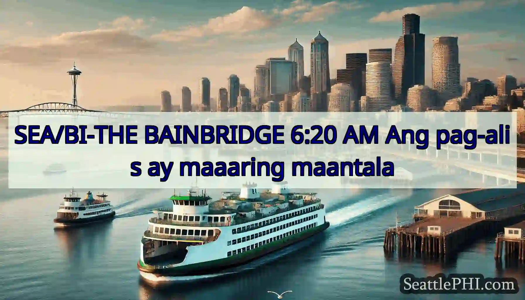 SEA/BI-THE BAINBRIDGE 6:20 AM Ang pag-alis ay