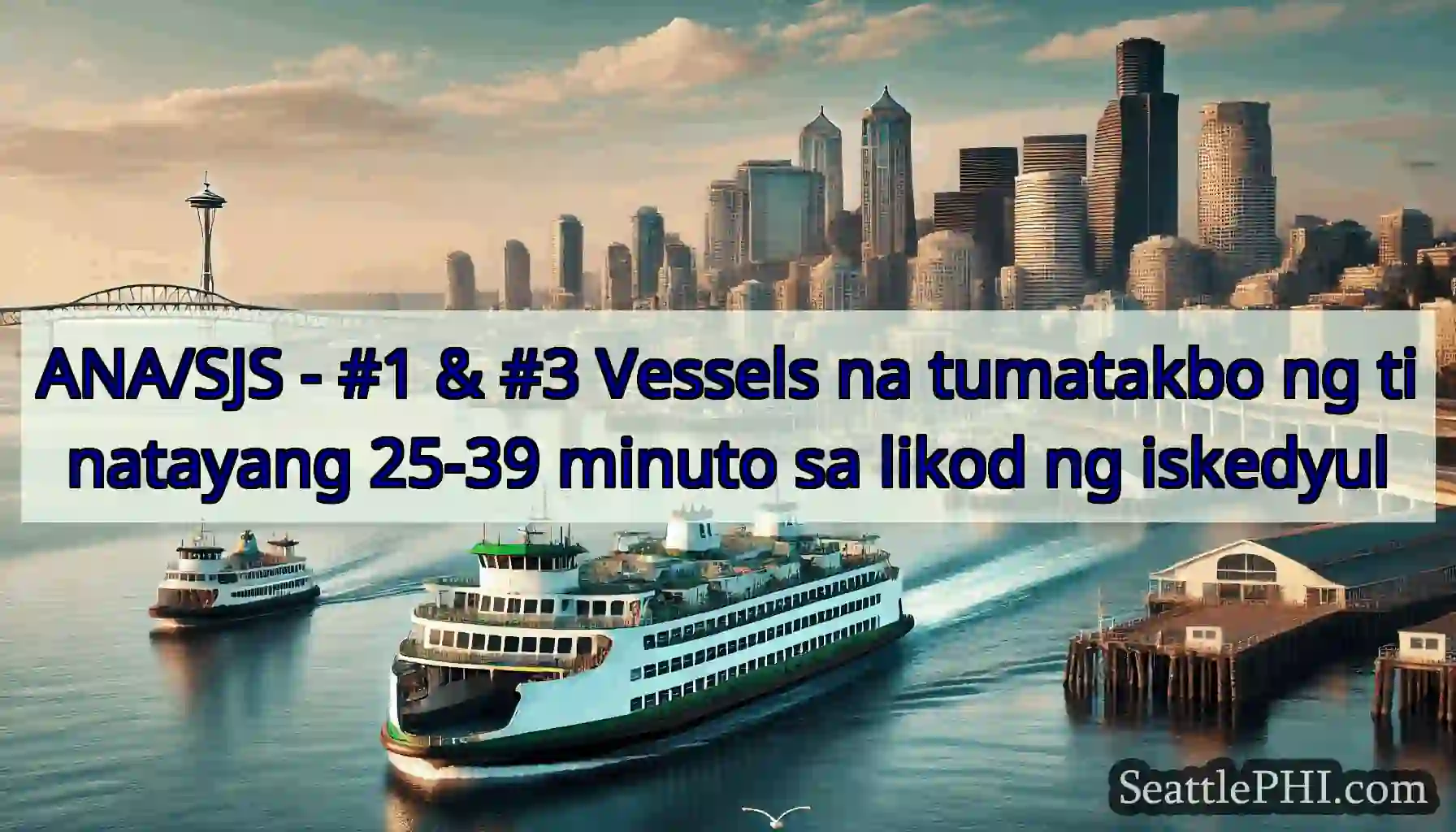 ANA/SJS - #1 & #3 Vessels na tumatakbo ng