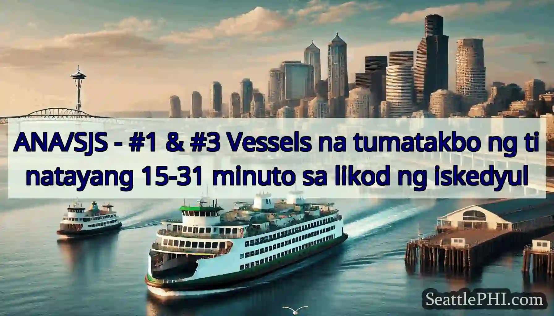 ANA/SJS - #1 & #3 Vessels na tumatakbo ng