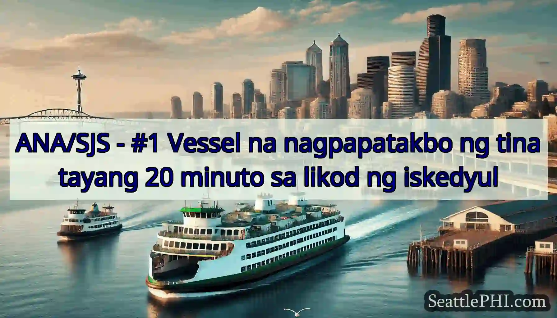 ANA/SJS - #1 Vessel na nagpapatakbo ng tinatayang