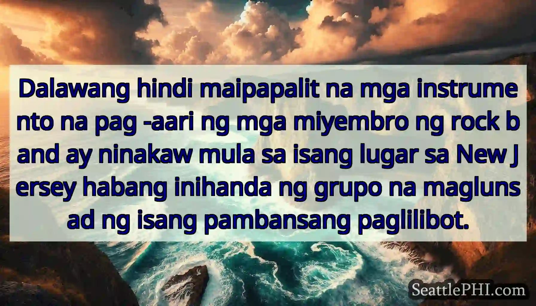 Dalawang hindi maipapalit na mga instrumento na