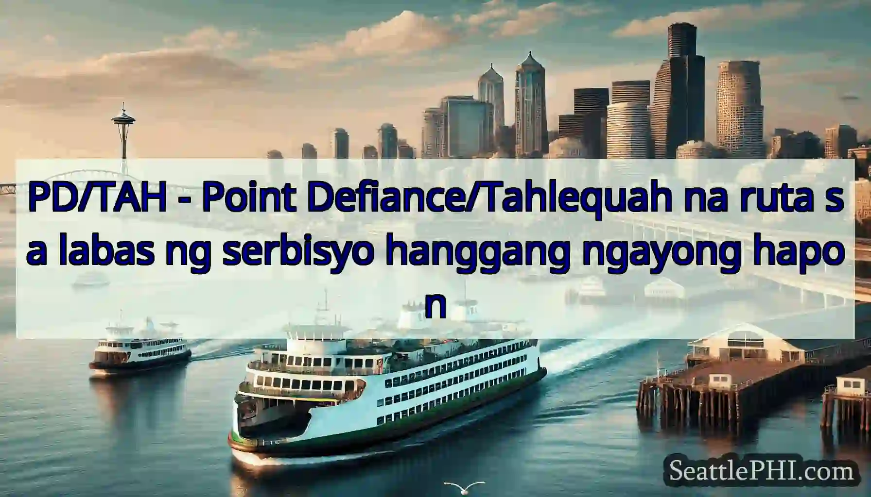 PD/TAH - Point Defiance/Tahlequah na ruta sa