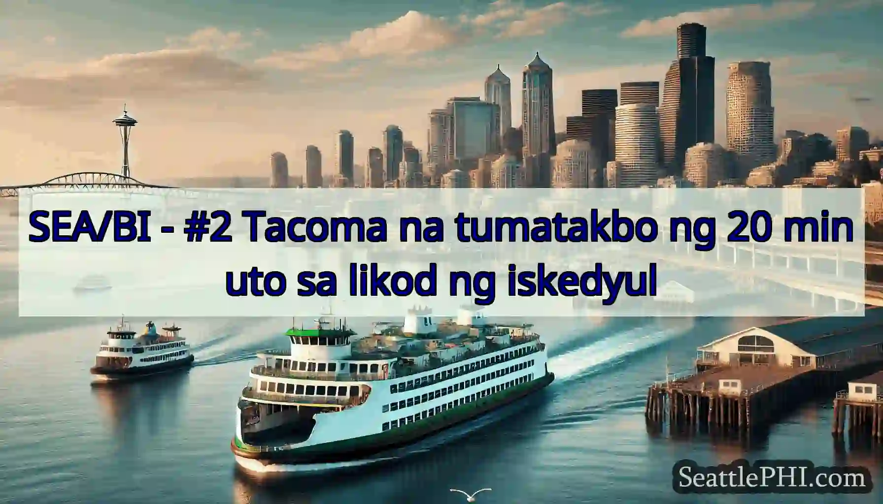 SEA/BI - #2 Tacoma na tumatakbo ng 20 minuto sa