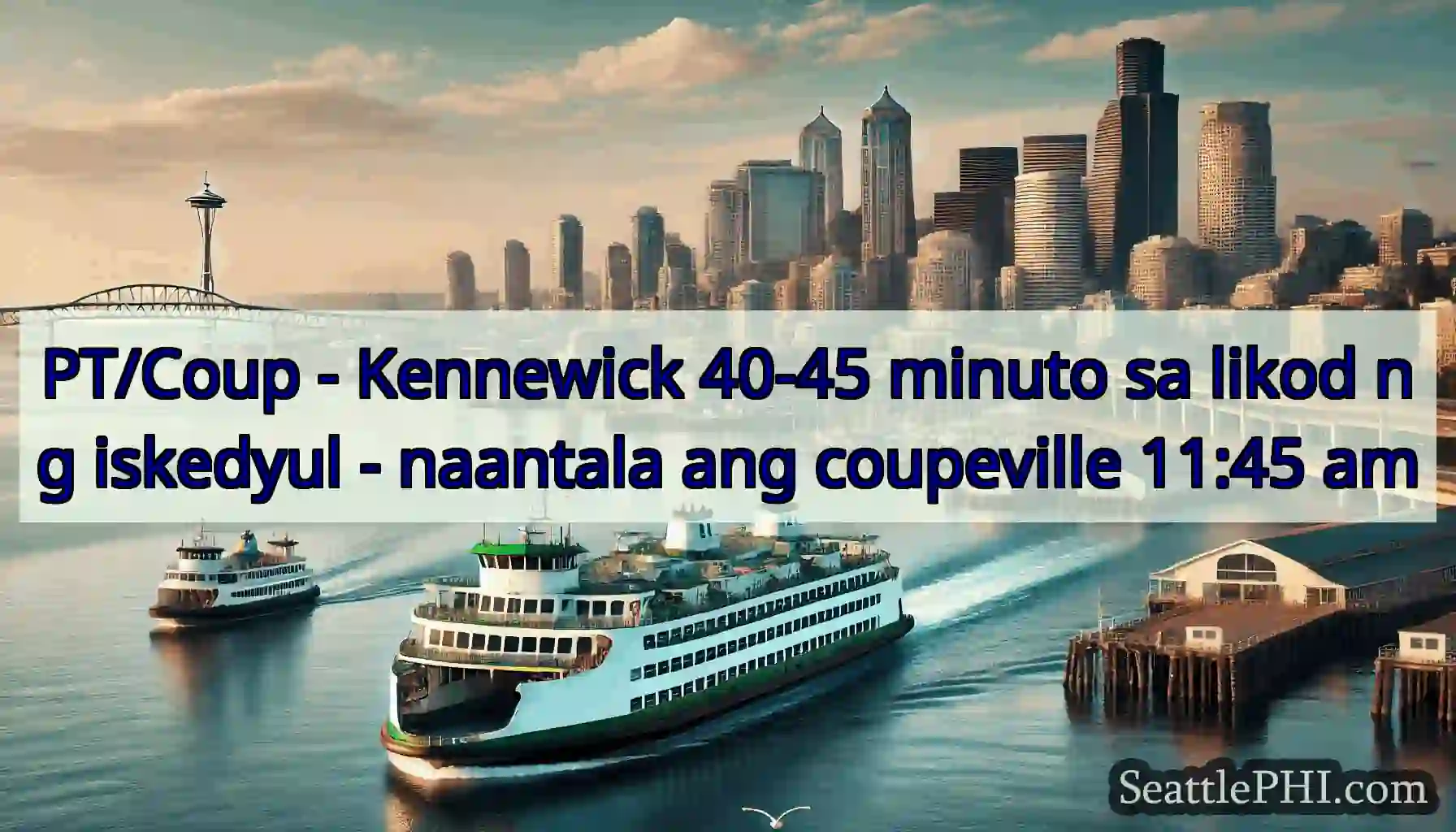 PT/Coup - Kennewick 40-45 minuto sa likod ng