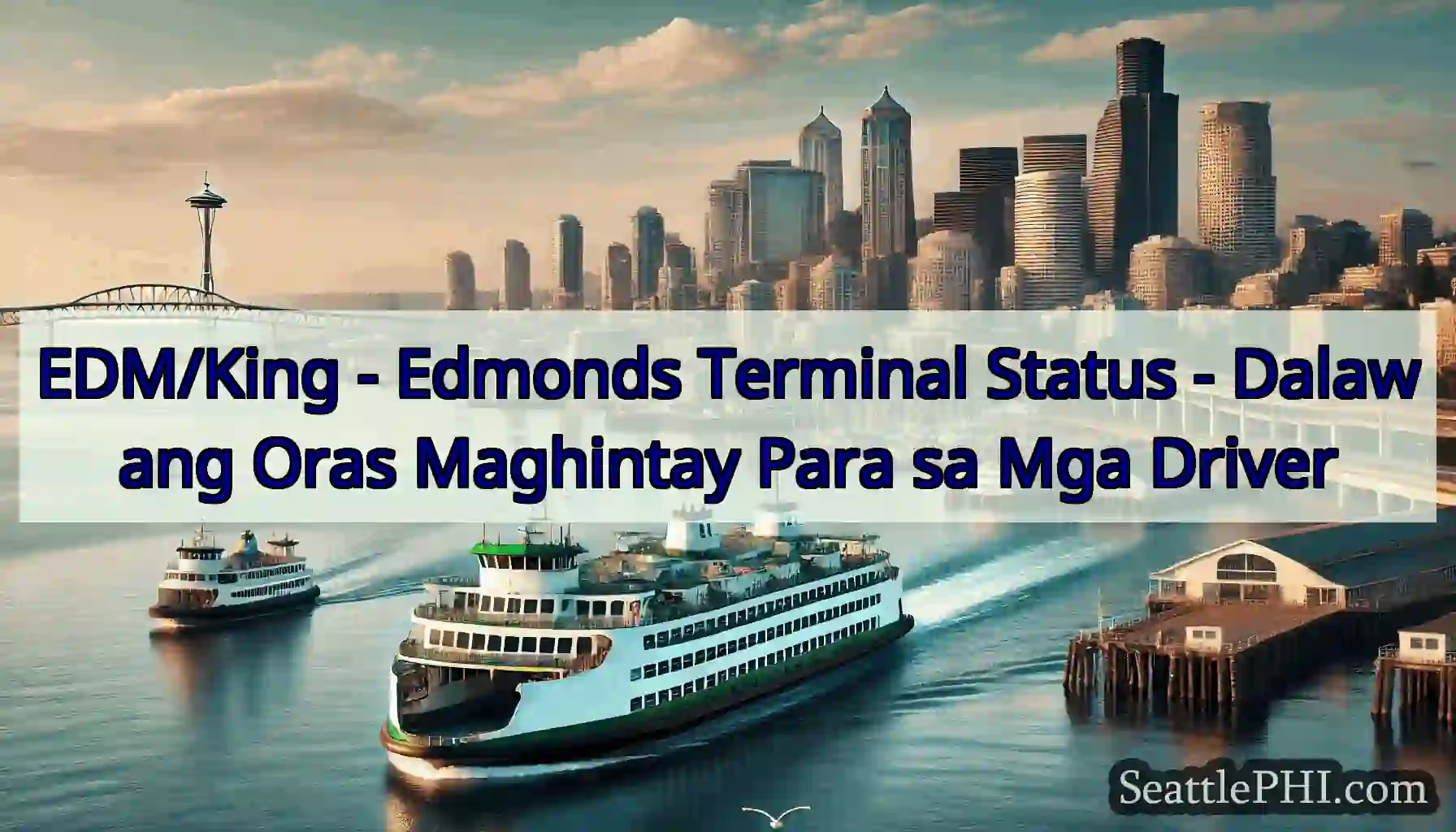 EDM/King - Edmonds Terminal Status - Dalawang