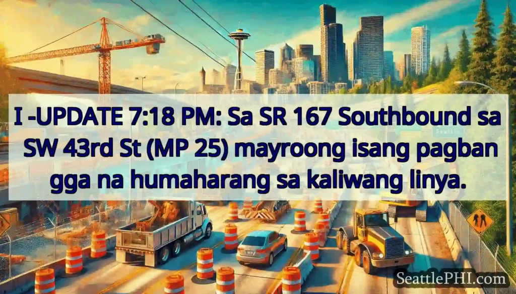 I -UPDATE 7:18 PM: Sa SR 167 Southbound sa SW