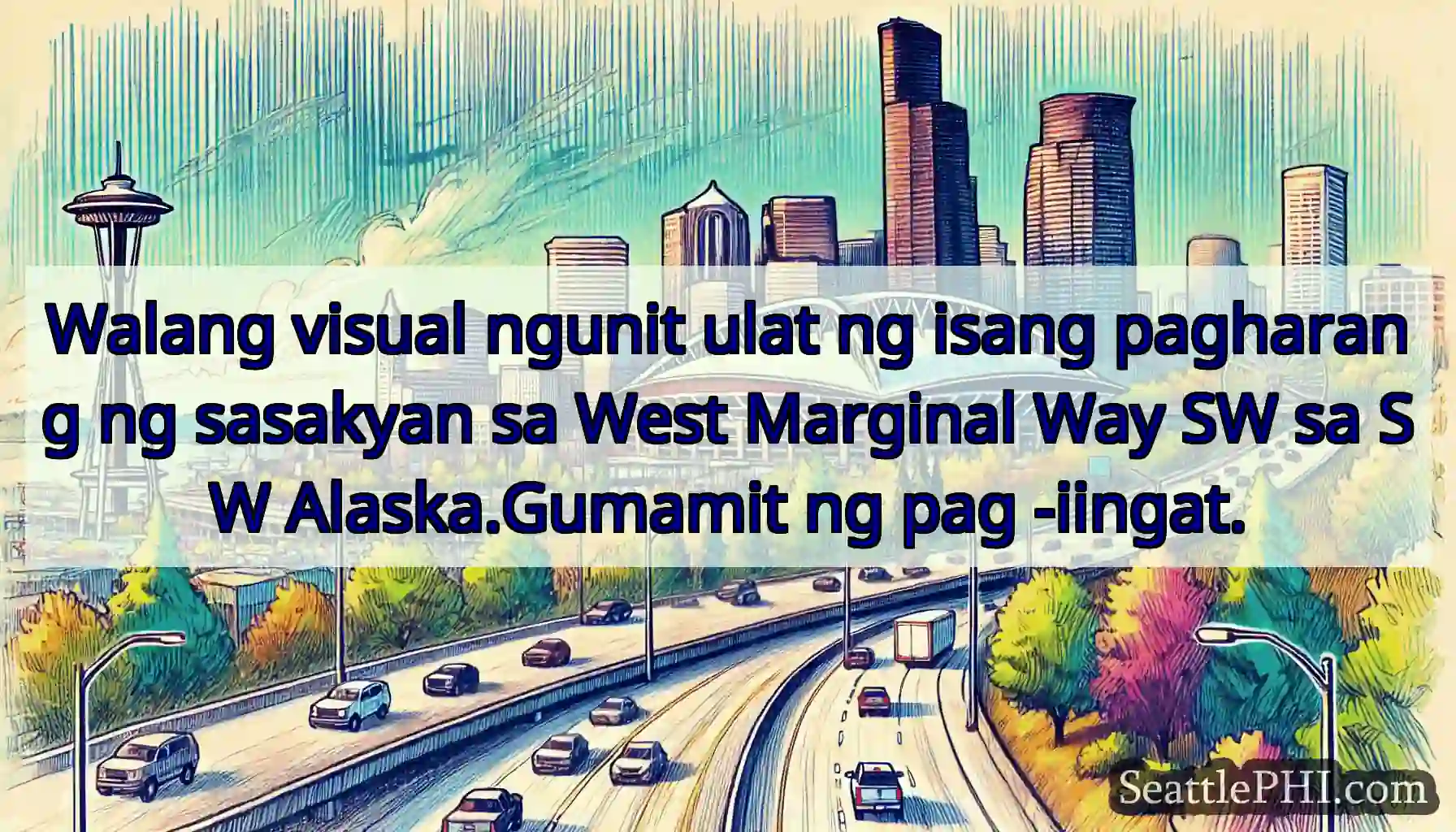 Walang visual ngunit ulat ng isang pagharang ng