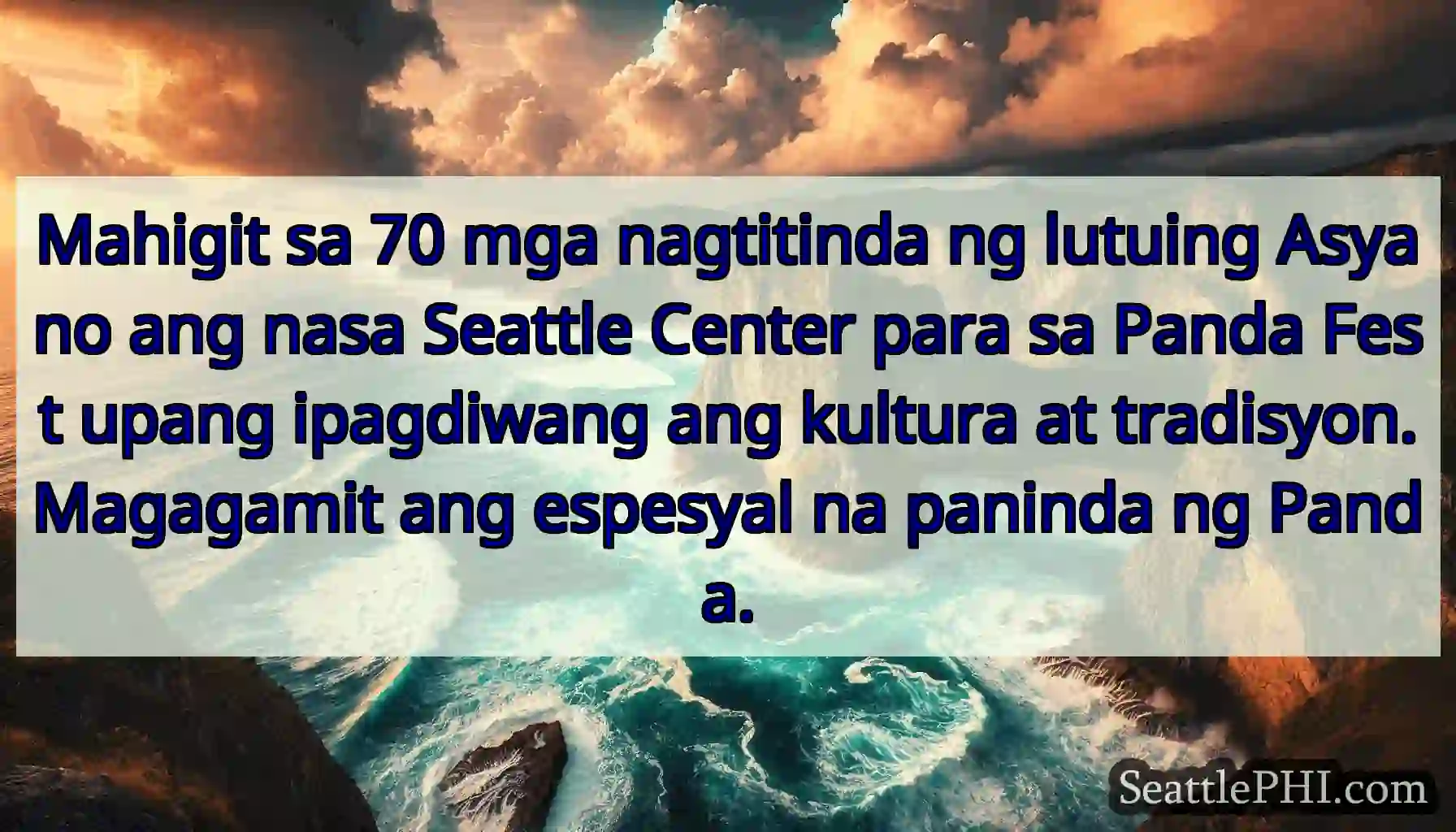Mahigit sa 70 mga nagtitinda ng lutuing Asyano
