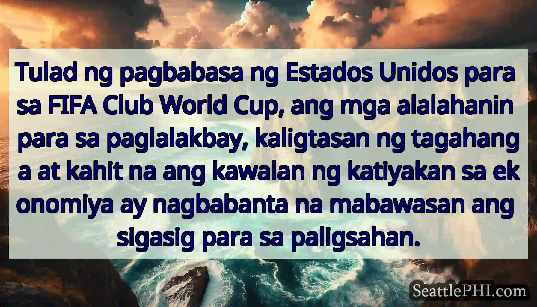 Tulad ng pagbabasa ng Estados Unidos para sa FIFA
