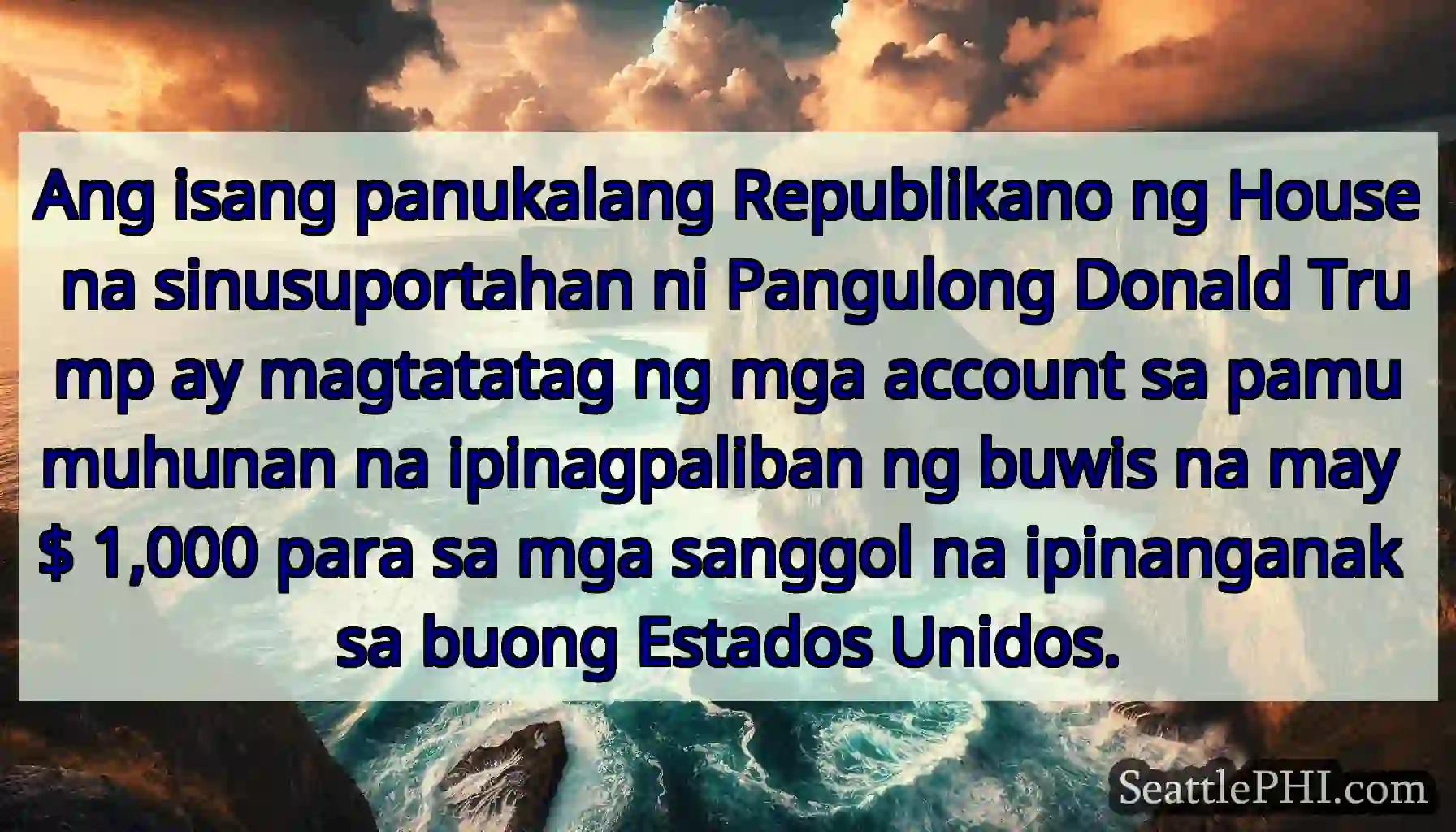 Ang isang panukalang Republikano ng House na