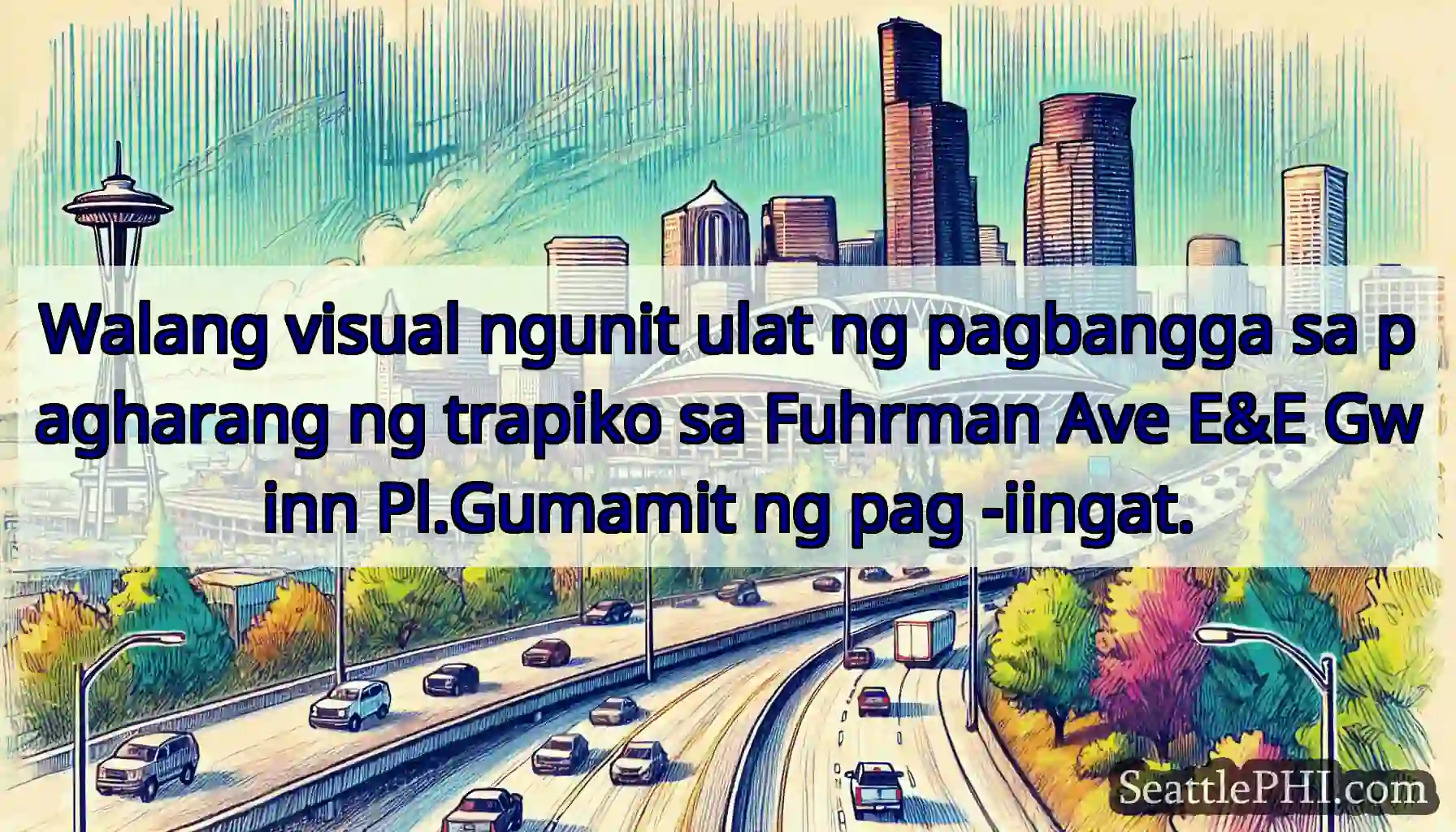 Walang visual ngunit ulat ng pagbangga sa