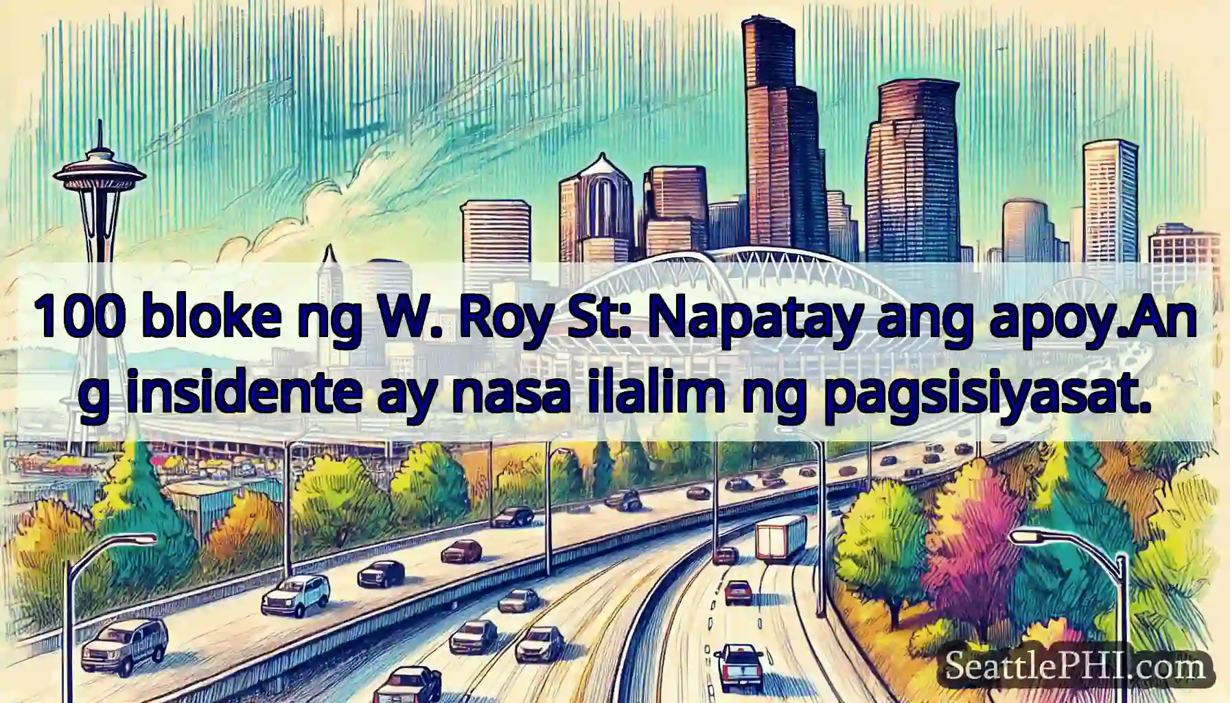 100 bloke ng W. Roy St: Napatay ang apoy.Ang