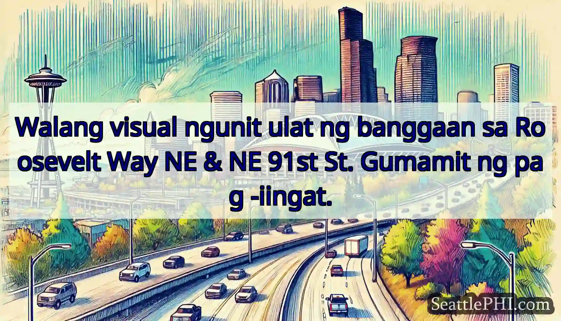 Walang visual ngunit ulat ng banggaan sa