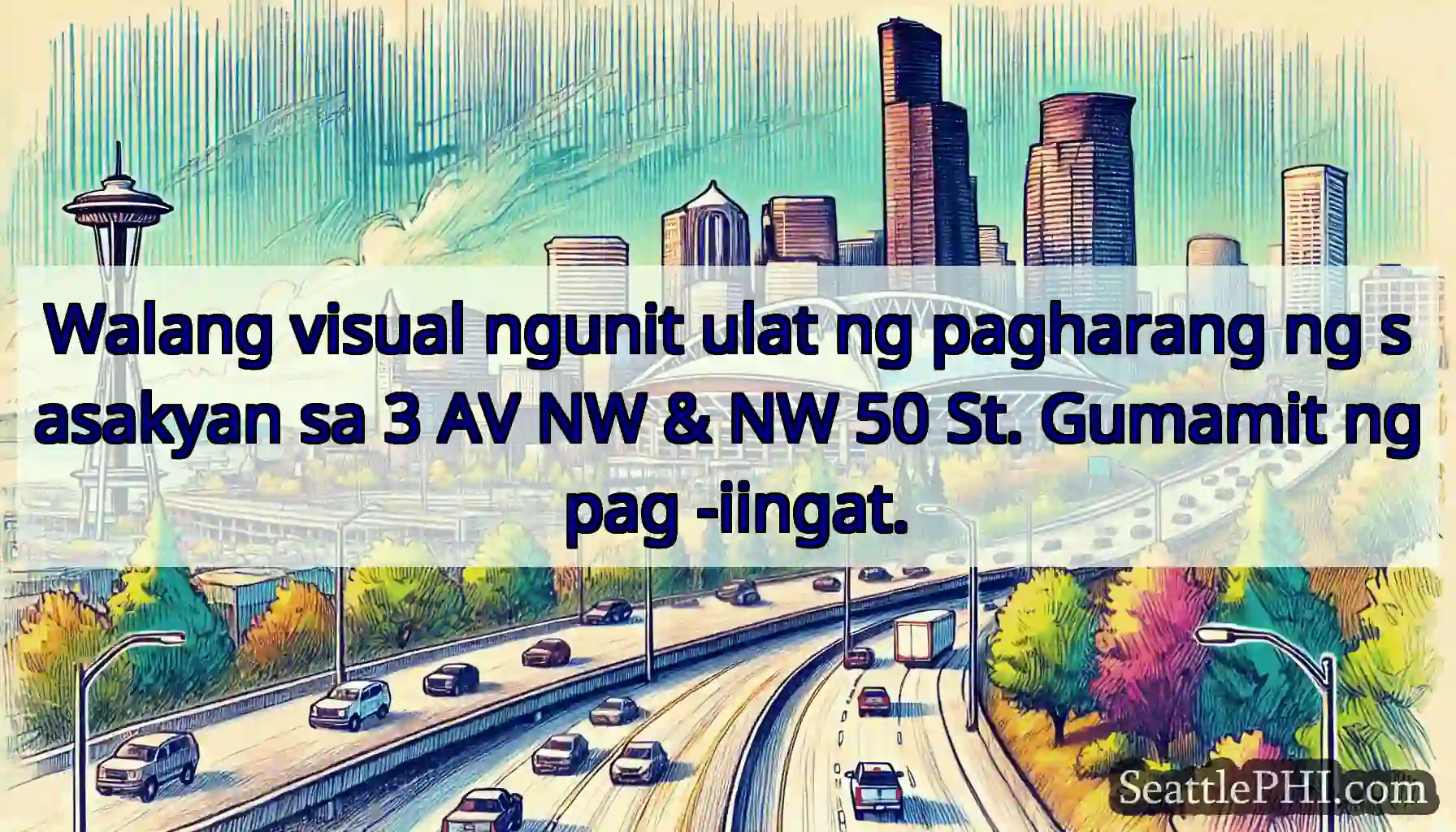 Walang visual ngunit ulat ng pagharang ng