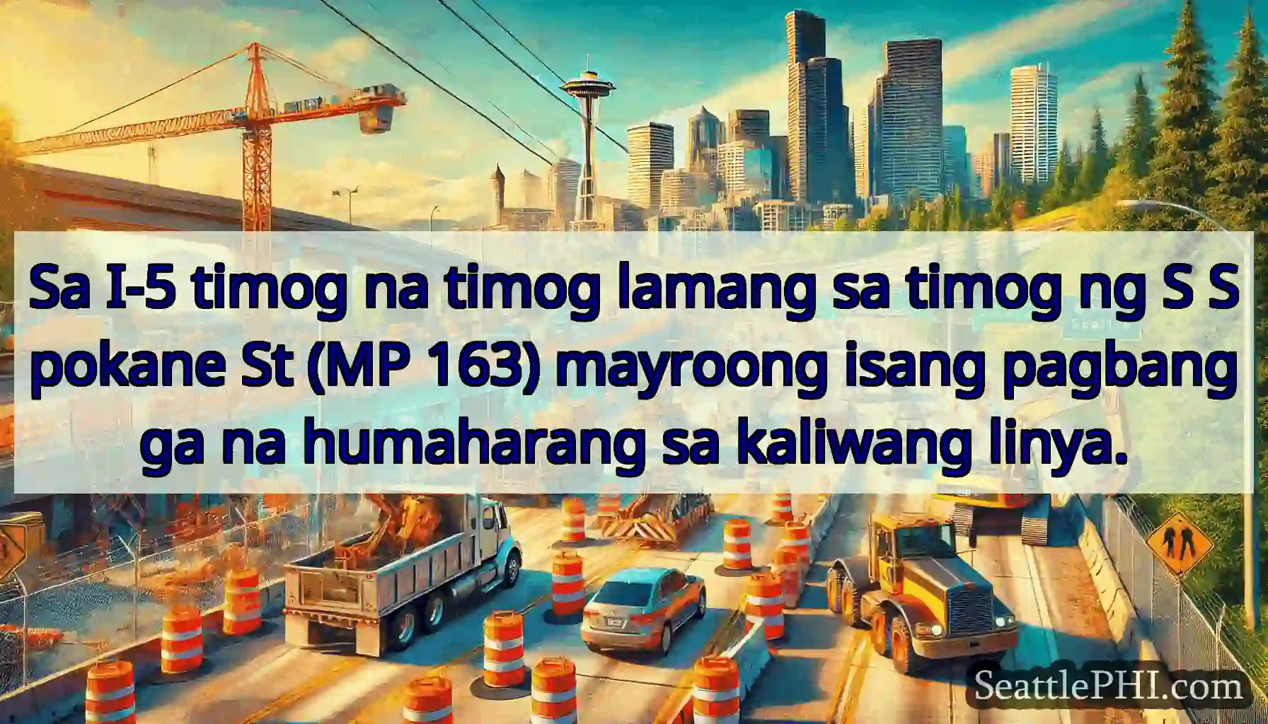 Sa I-5 timog na timog lamang sa timog ng S