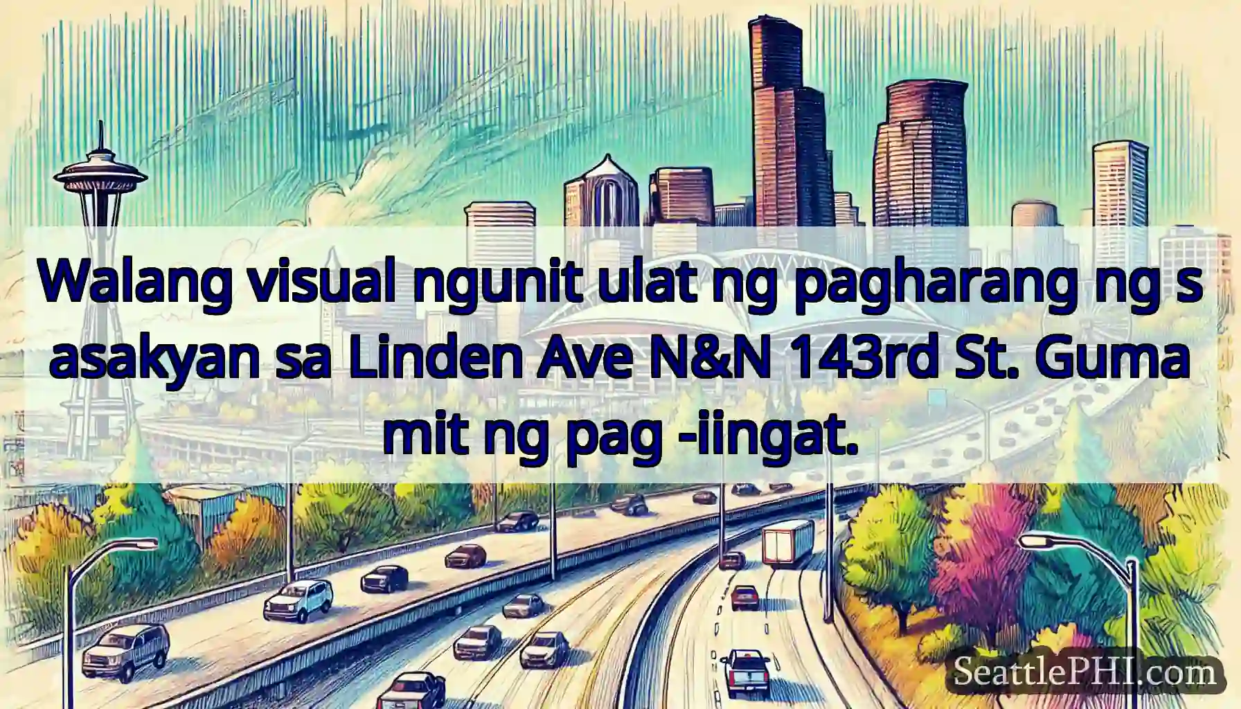 Walang visual ngunit ulat ng pagharang ng