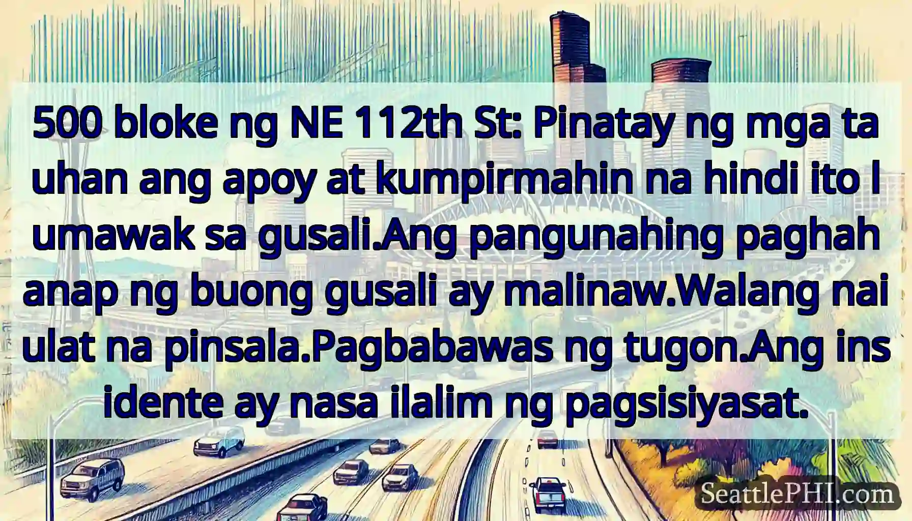 500 bloke ng NE 112th St: Pinatay ng mga tauhan