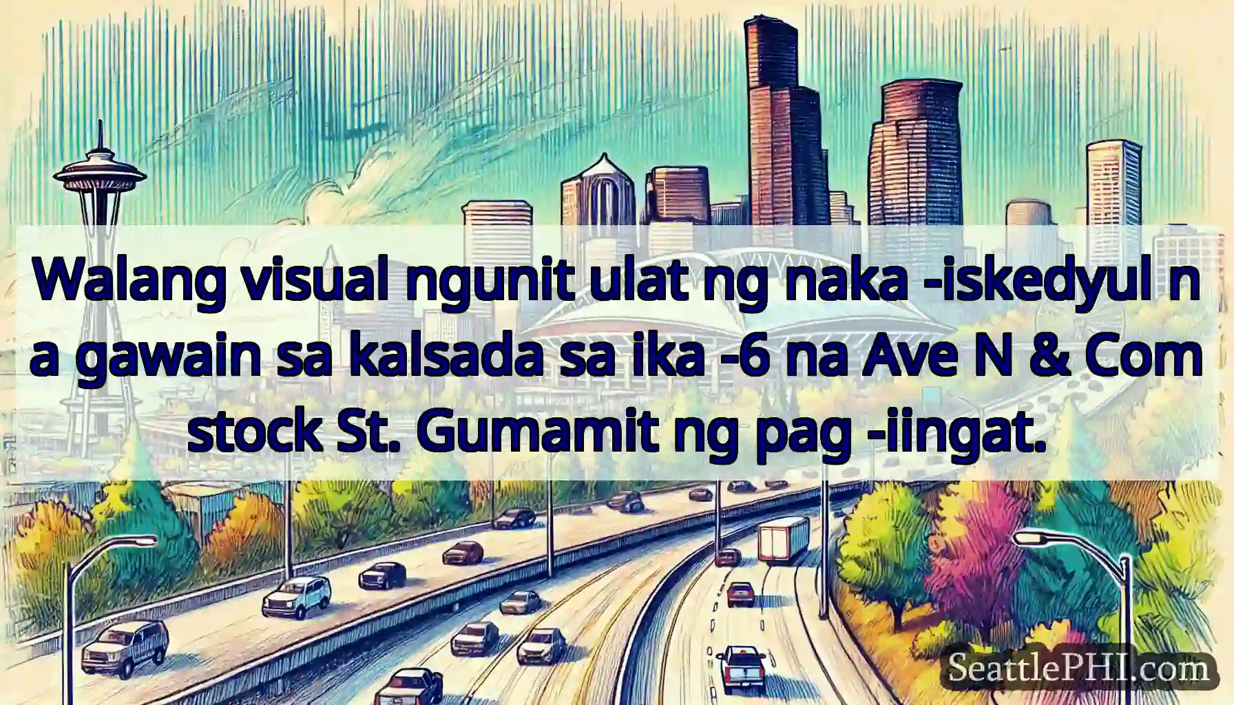 Walang visual ngunit ulat ng naka -iskedyul na