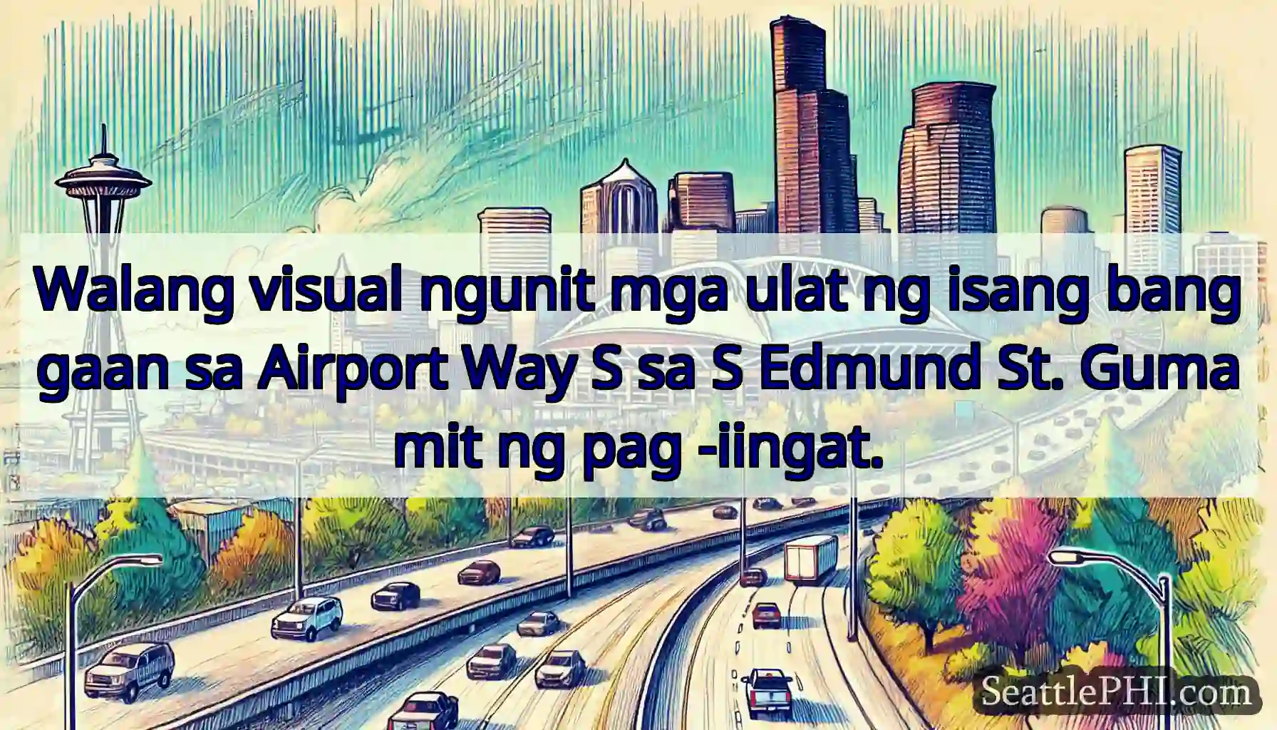 Walang visual ngunit mga ulat ng isang banggaan