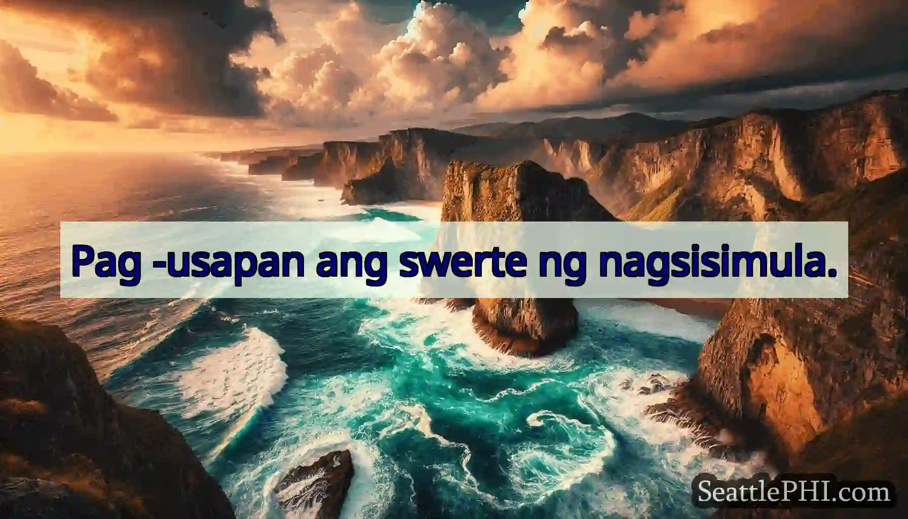 Pag -usapan ang swerte ng nagsisimula.