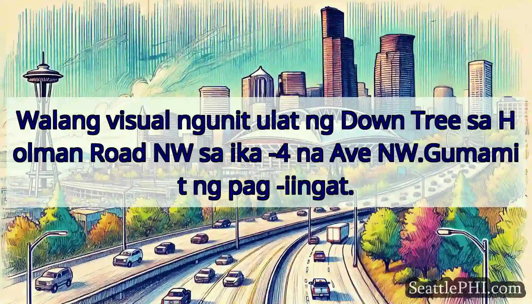 Walang visual ngunit ulat ng Down Tree sa Holman