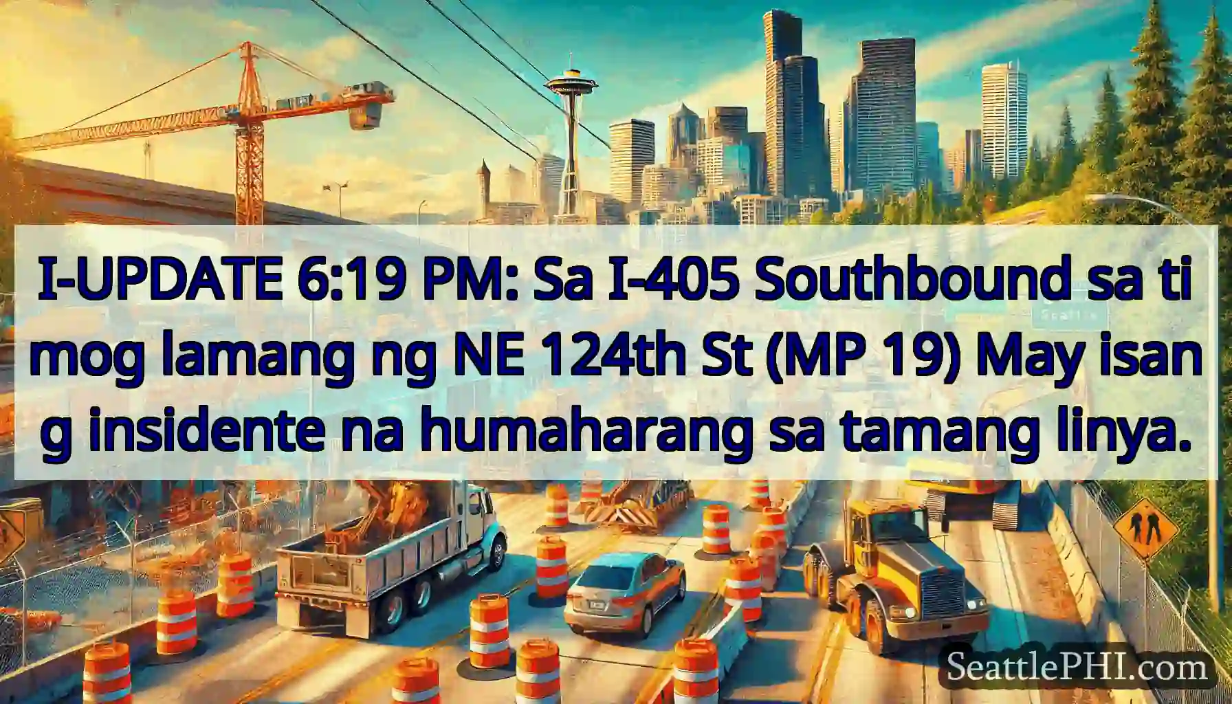 I-UPDATE 6:19 PM: Sa I-405 Southbound sa timog