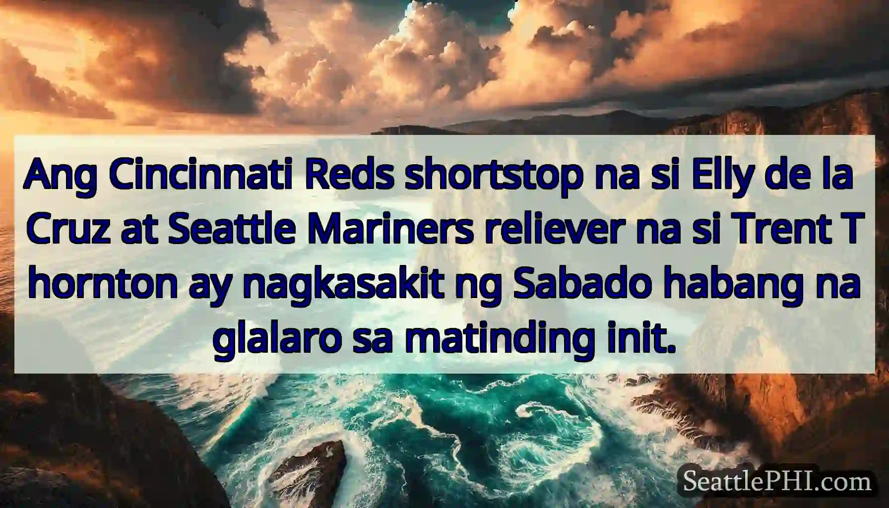 Ang Cincinnati Reds shortstop na si Elly de la