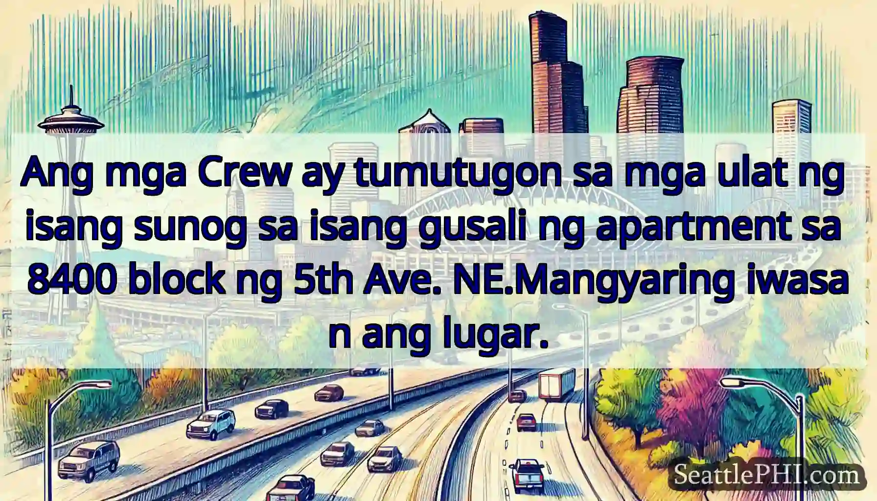 Ang mga Crew ay tumutugon sa mga ulat ng isang