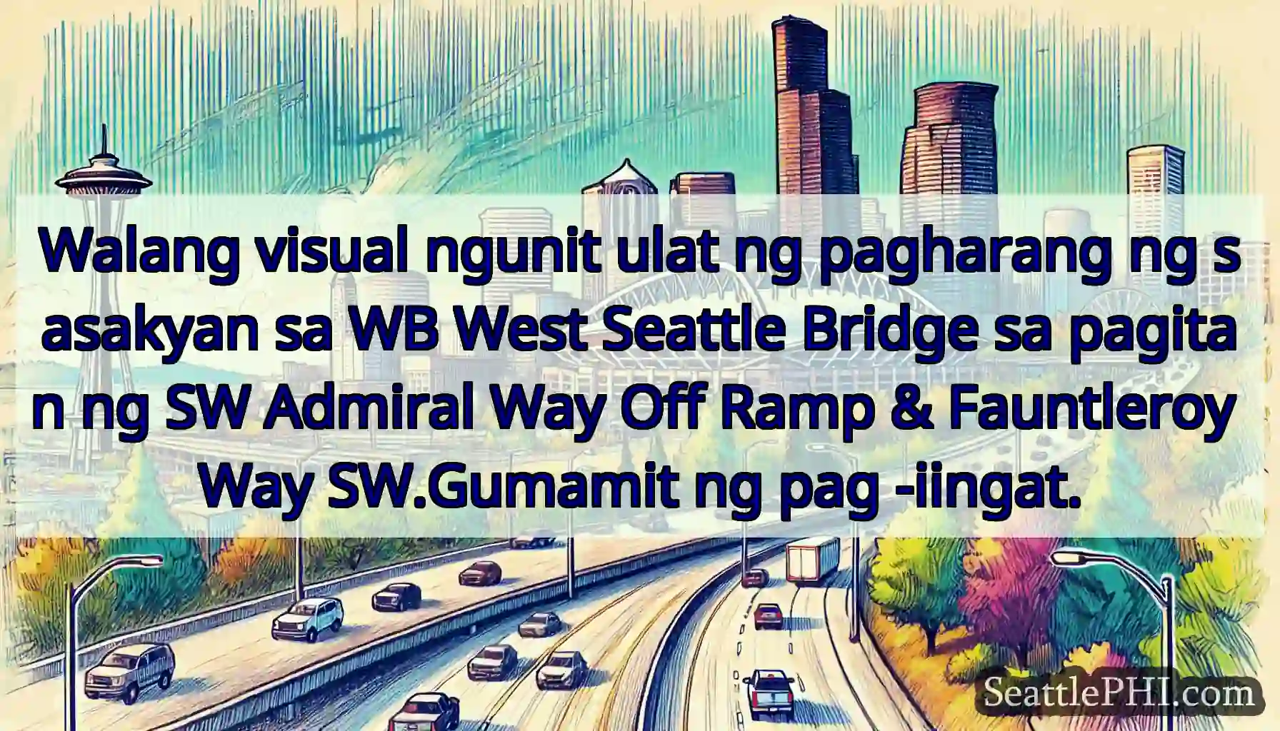 Walang visual ngunit ulat ng pagharang ng