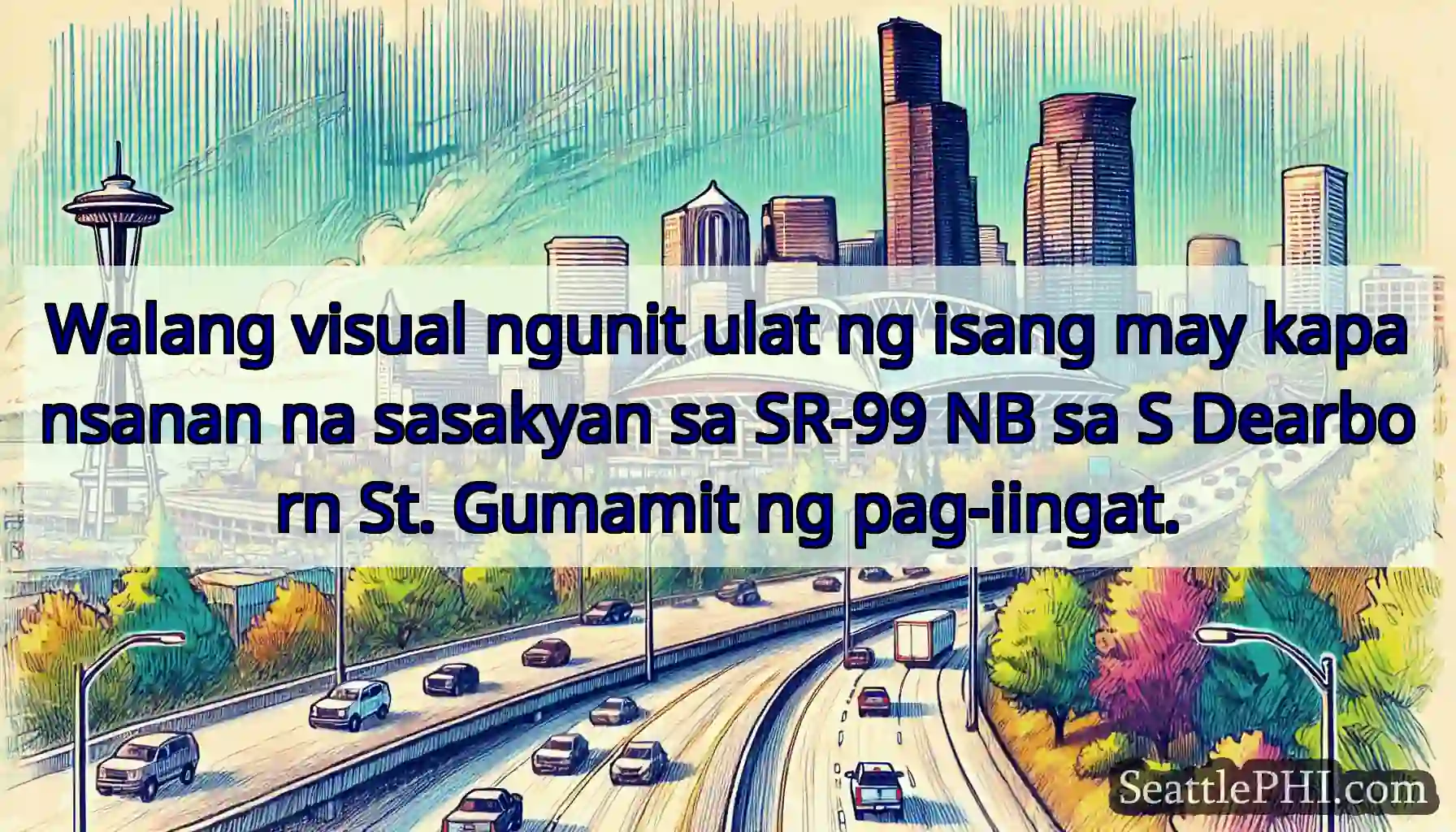 Walang visual ngunit ulat ng isang may kapansanan