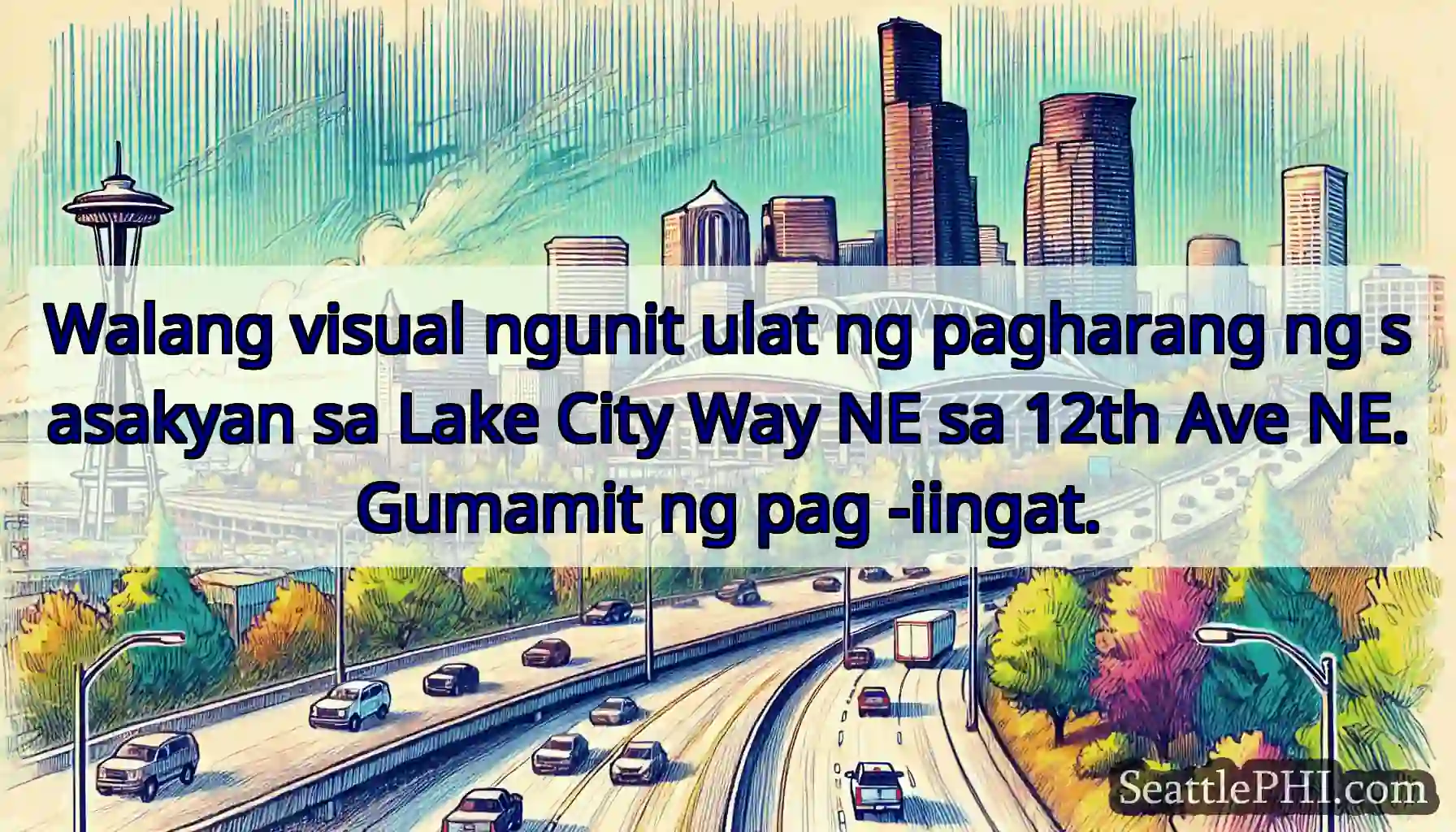 Walang visual ngunit ulat ng pagharang ng