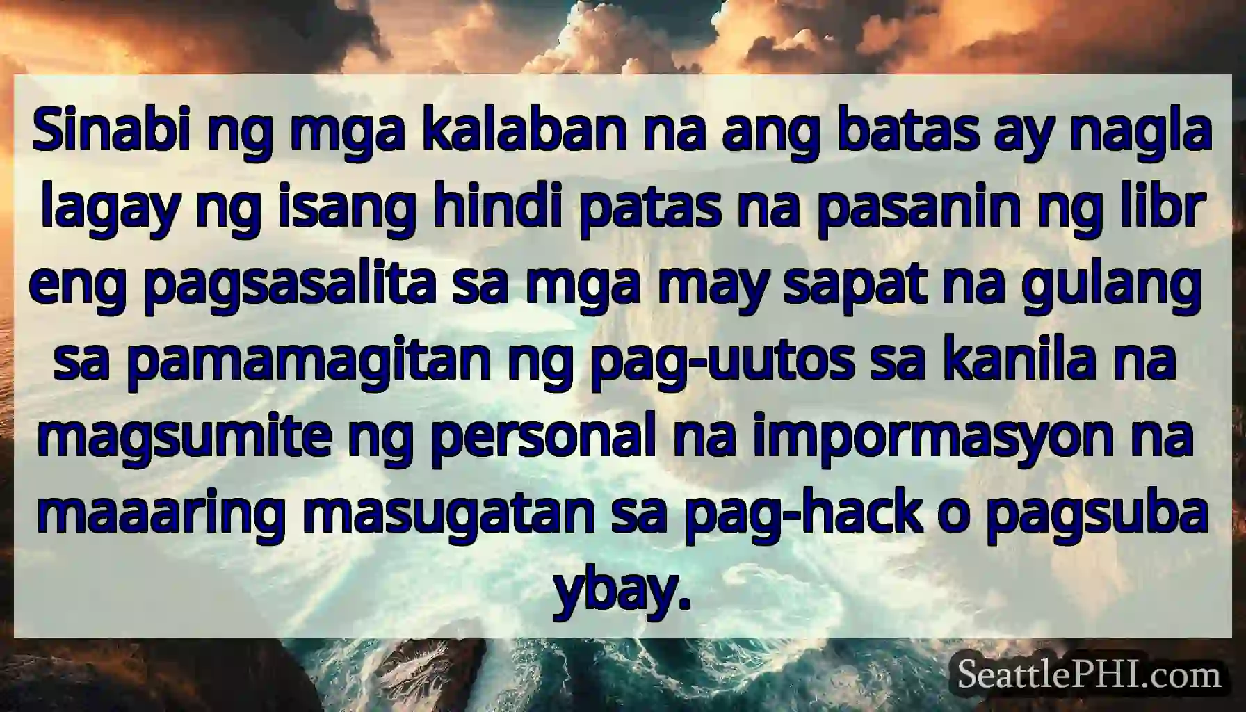 Sinabi ng mga kalaban na ang batas ay naglalagay