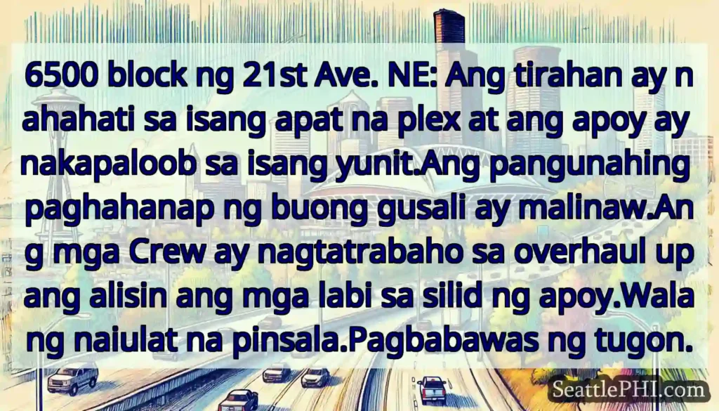 6500 block ng 21st Ave. NE: Ang tirahan ay