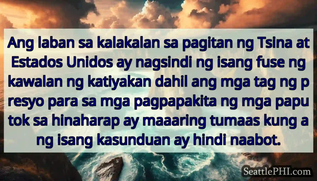 Ang laban sa kalakalan sa pagitan ng Tsina at