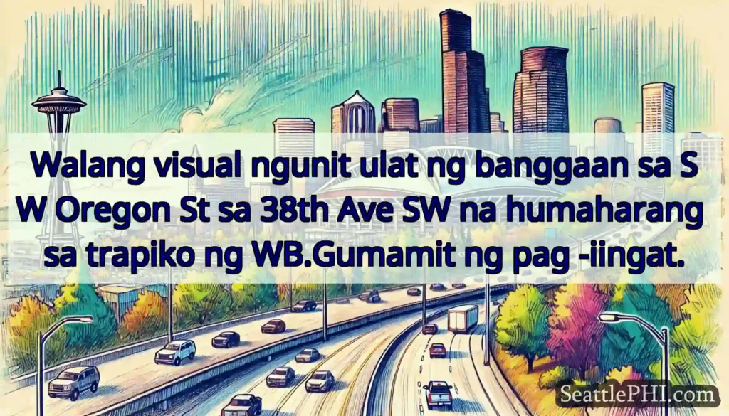 Walang visual ngunit ulat ng banggaan sa SW