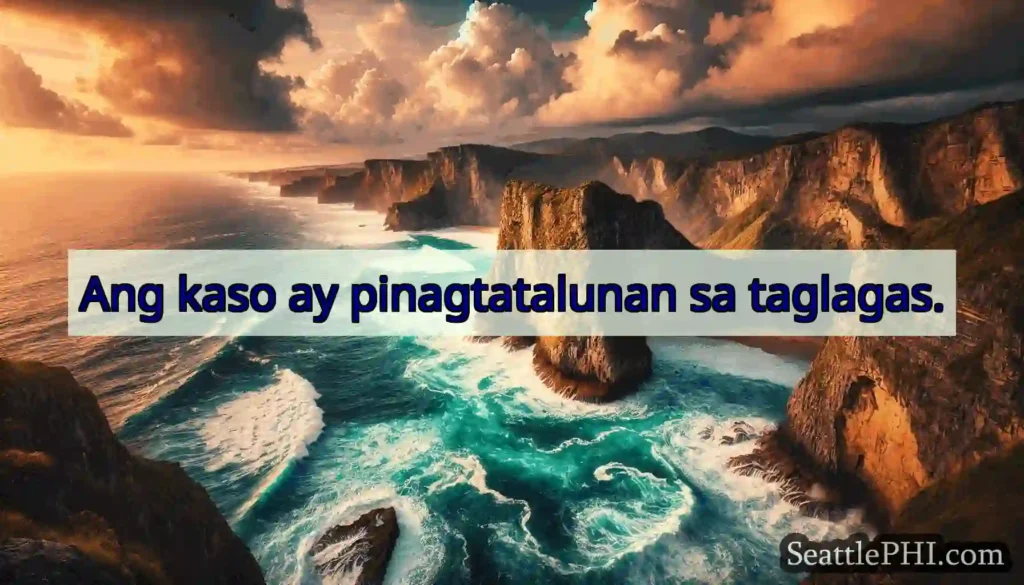 Ang kaso ay pinagtatalunan sa taglagas.