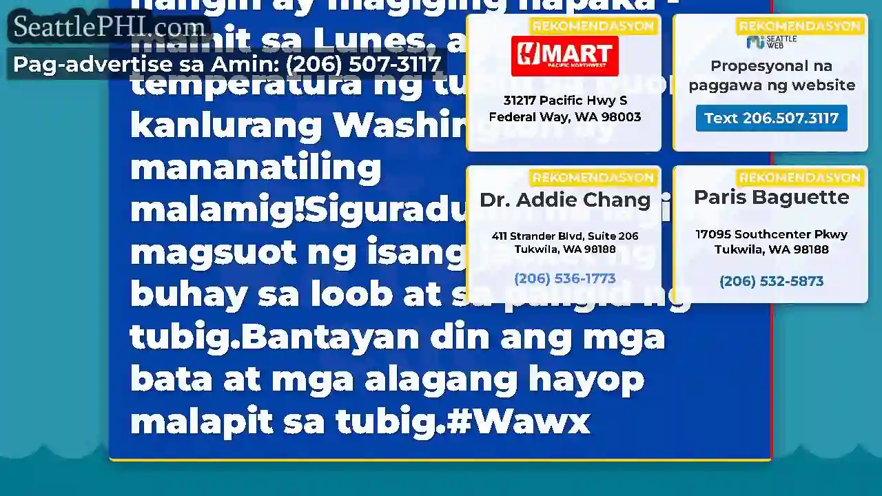 Kahit na ang temperatura ng hangin ay magiging